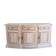 Buffet in solid cherry wood, fully sandblasted.