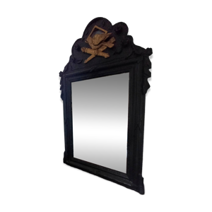Miroir ancien en bois - peint