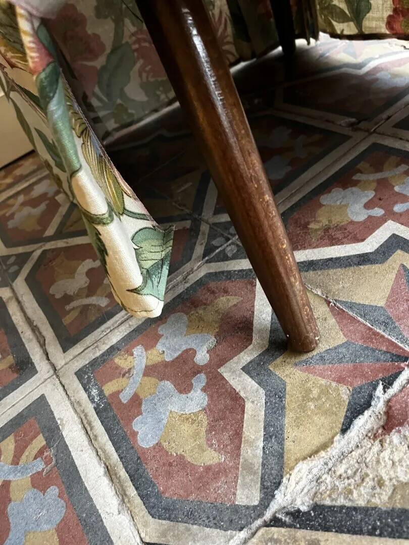 Cocktail chair - summer flowers