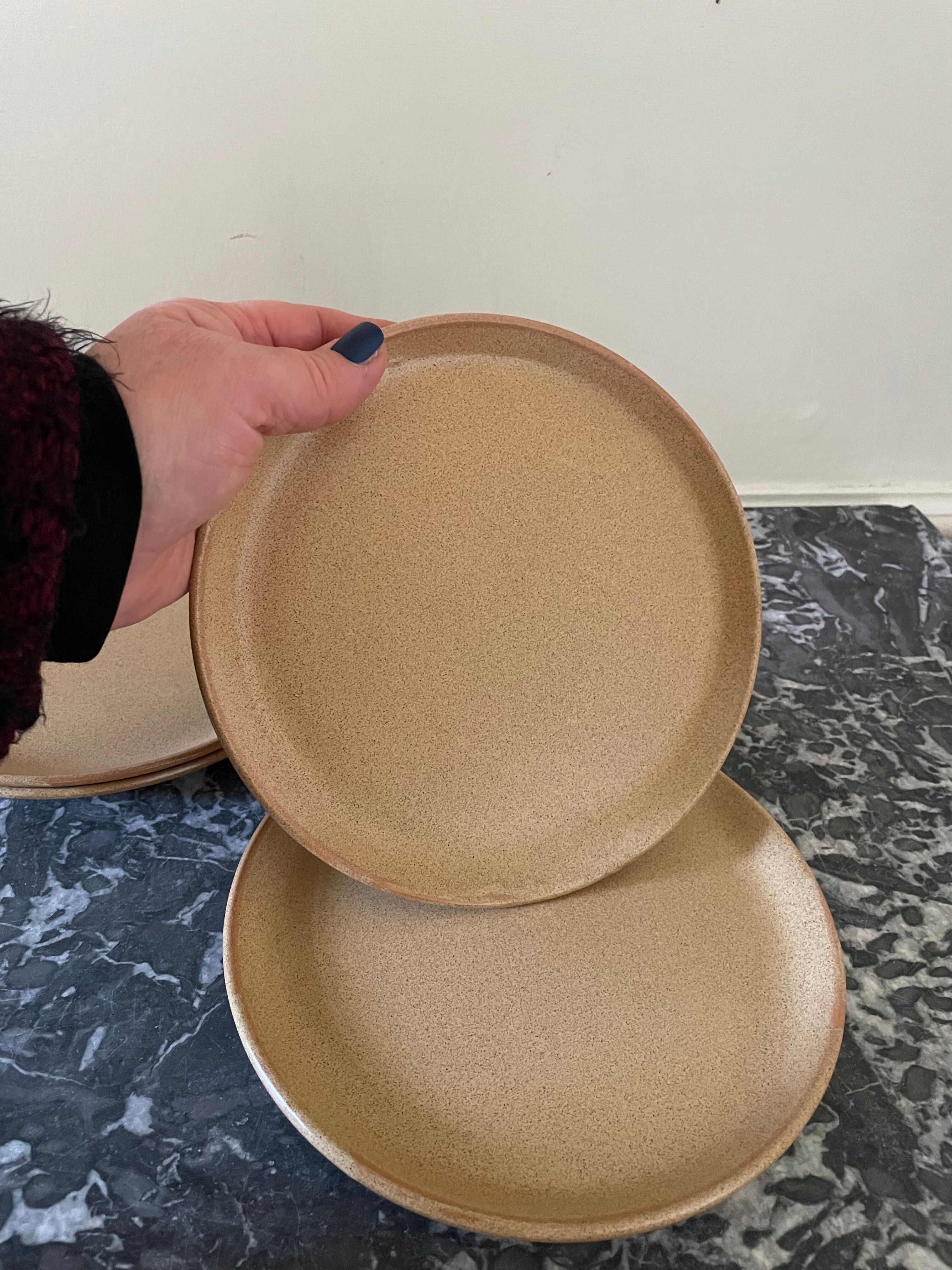 Sarreguemines stoneware dessert plates