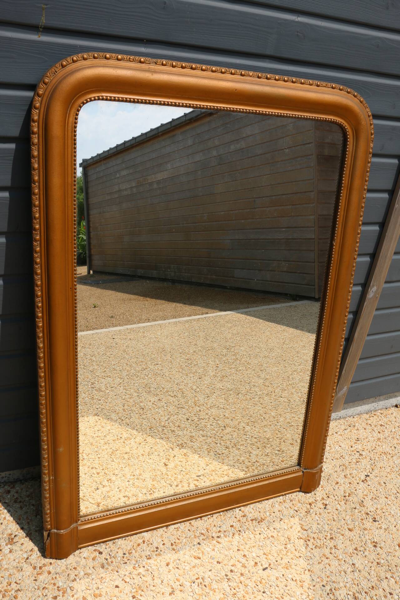 XXL antique gold mirror 1430mm