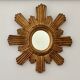 Vintage sun mirror, Italy 1950s