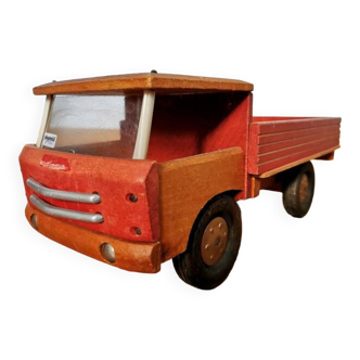 Toy - Wooden truck from the DEJOU brand from the 70s in good condition