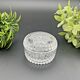 Petite bonbonnière en cristal décor floral-637002