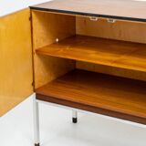 Modernist sideboard in teak (Belgium, 1950s).