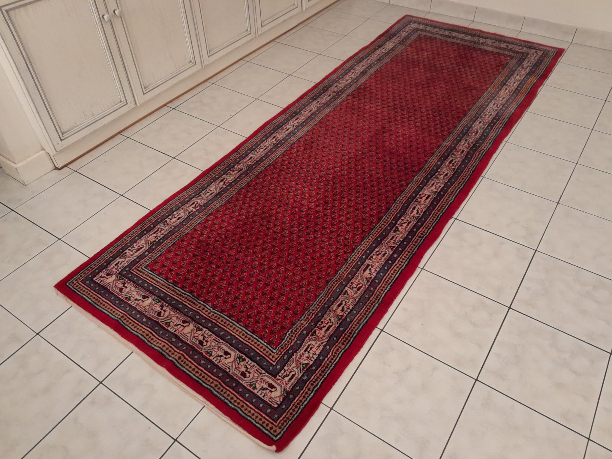 Persian carpet mir handmade 305x110cm