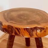 Brutalist tripod stool