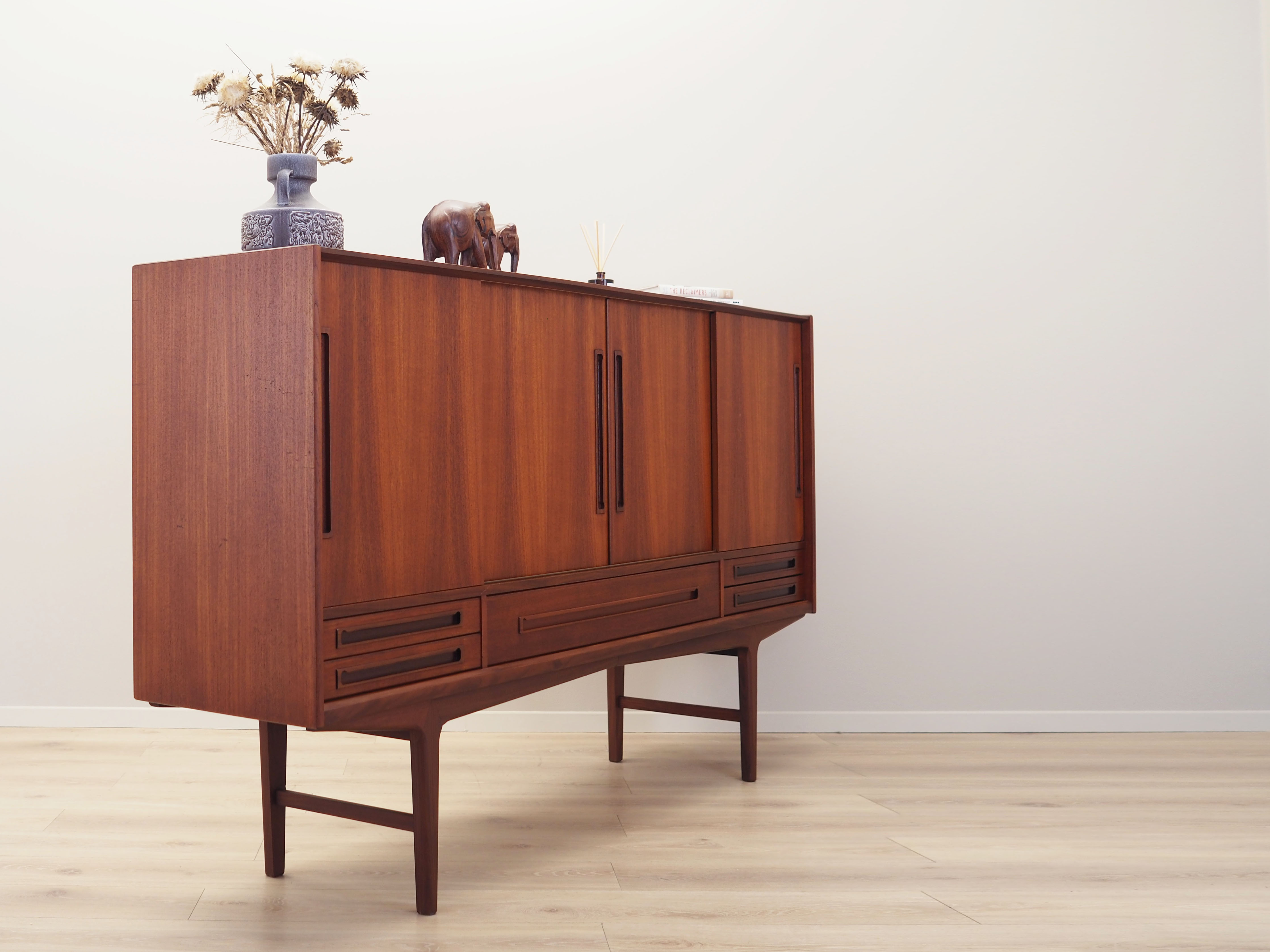 Teak highboard, Danish design, 1960s, Denmark