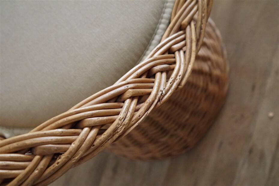 Pair of rattan armchairs by Bengt Ruda 1960