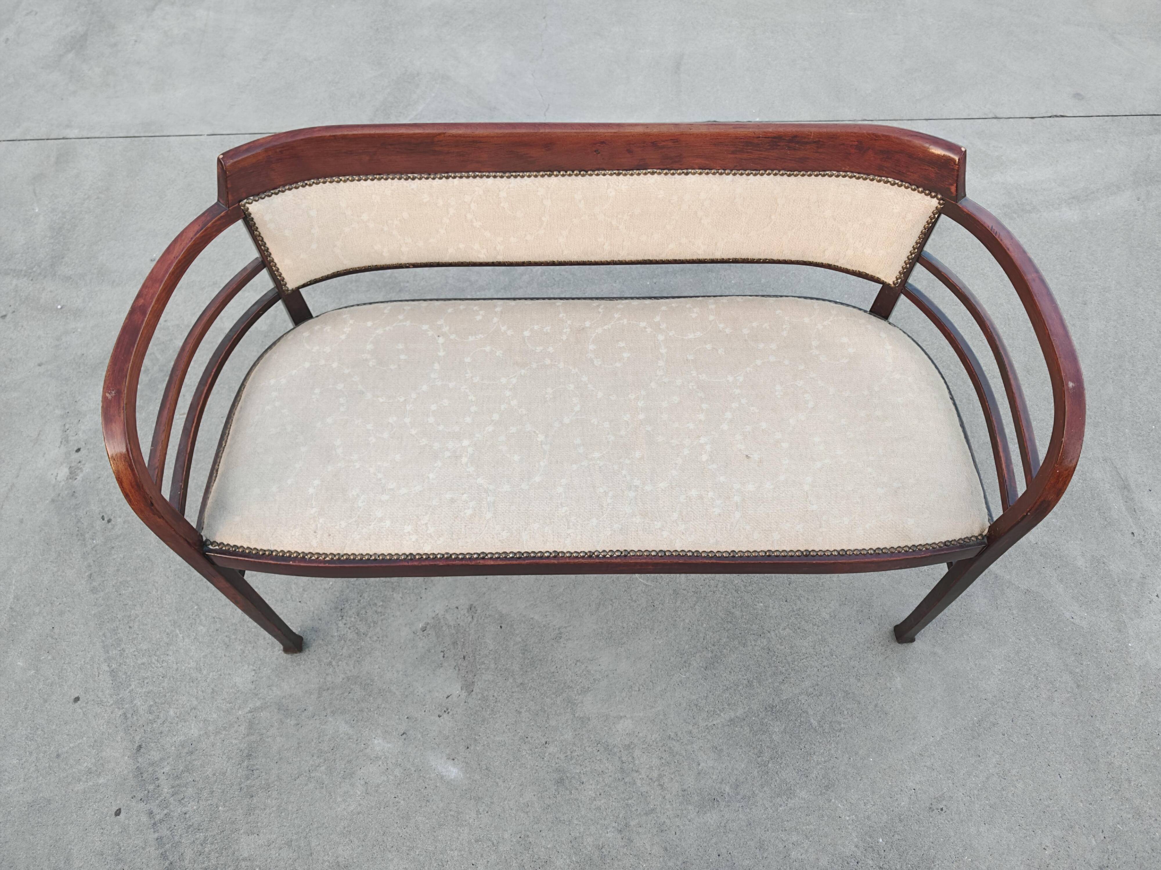 Canapé Vienna Secession No. 6214 by Otto Wagner for Thonet, 1904