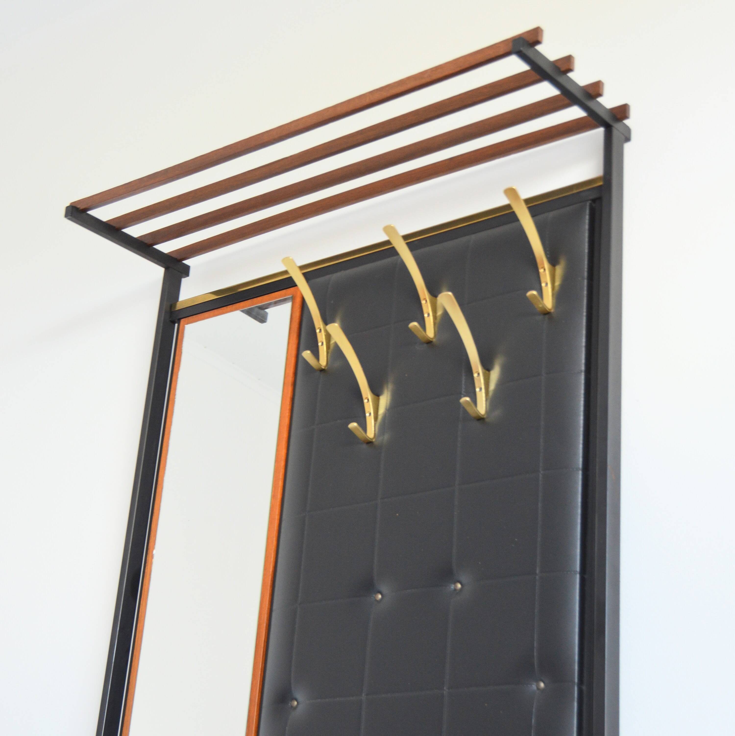 Entrance hall / Coat rack / Scandinavian hats from the 50s / 60s