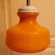 Suspension mounted downhill in orange, metal, glass - 60s