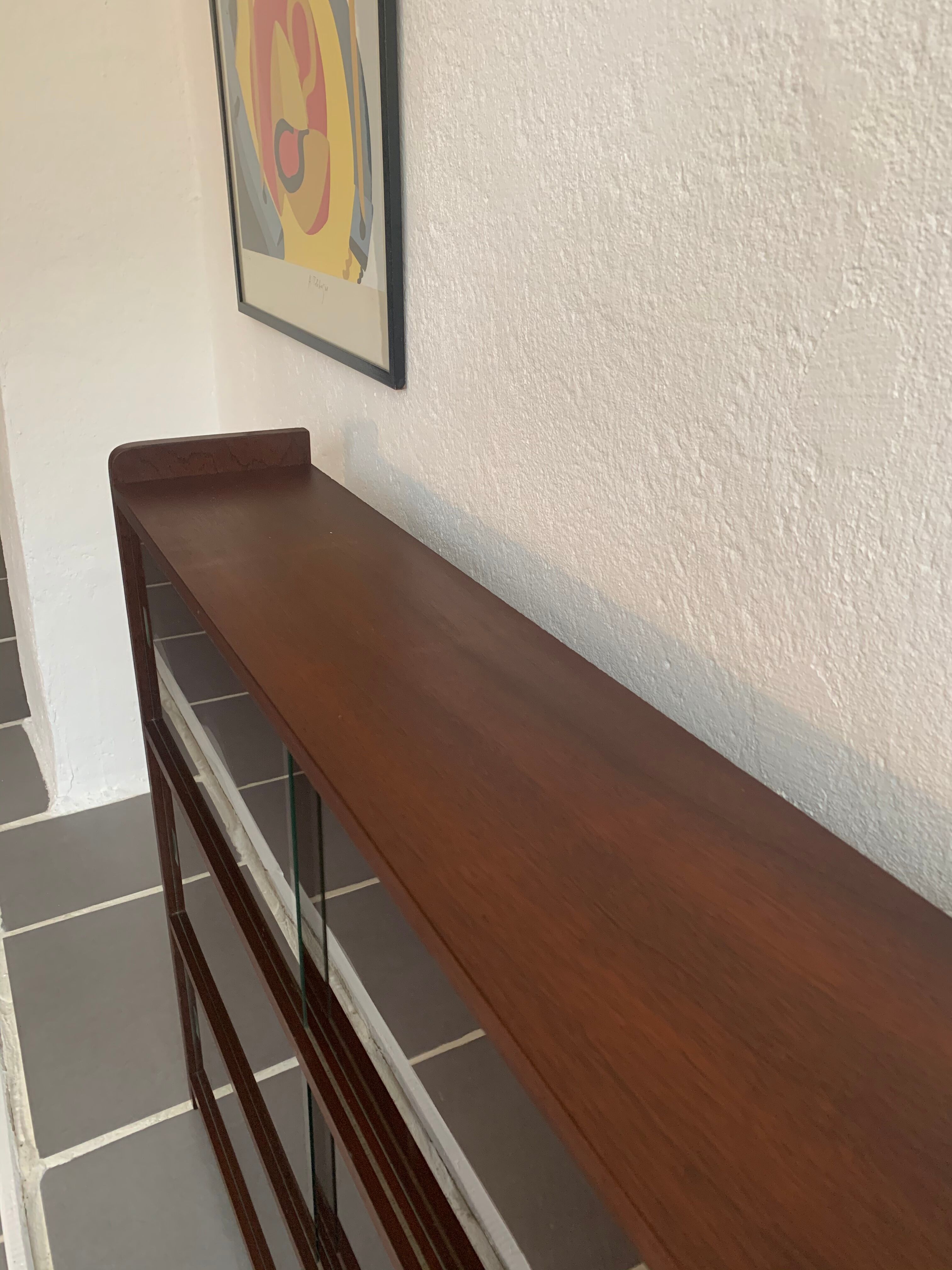 Vintage wood library 50s