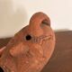 Ancient Anthropomorphic Oil Lamp Sculpture Terracotta Peru Pre-Columbian