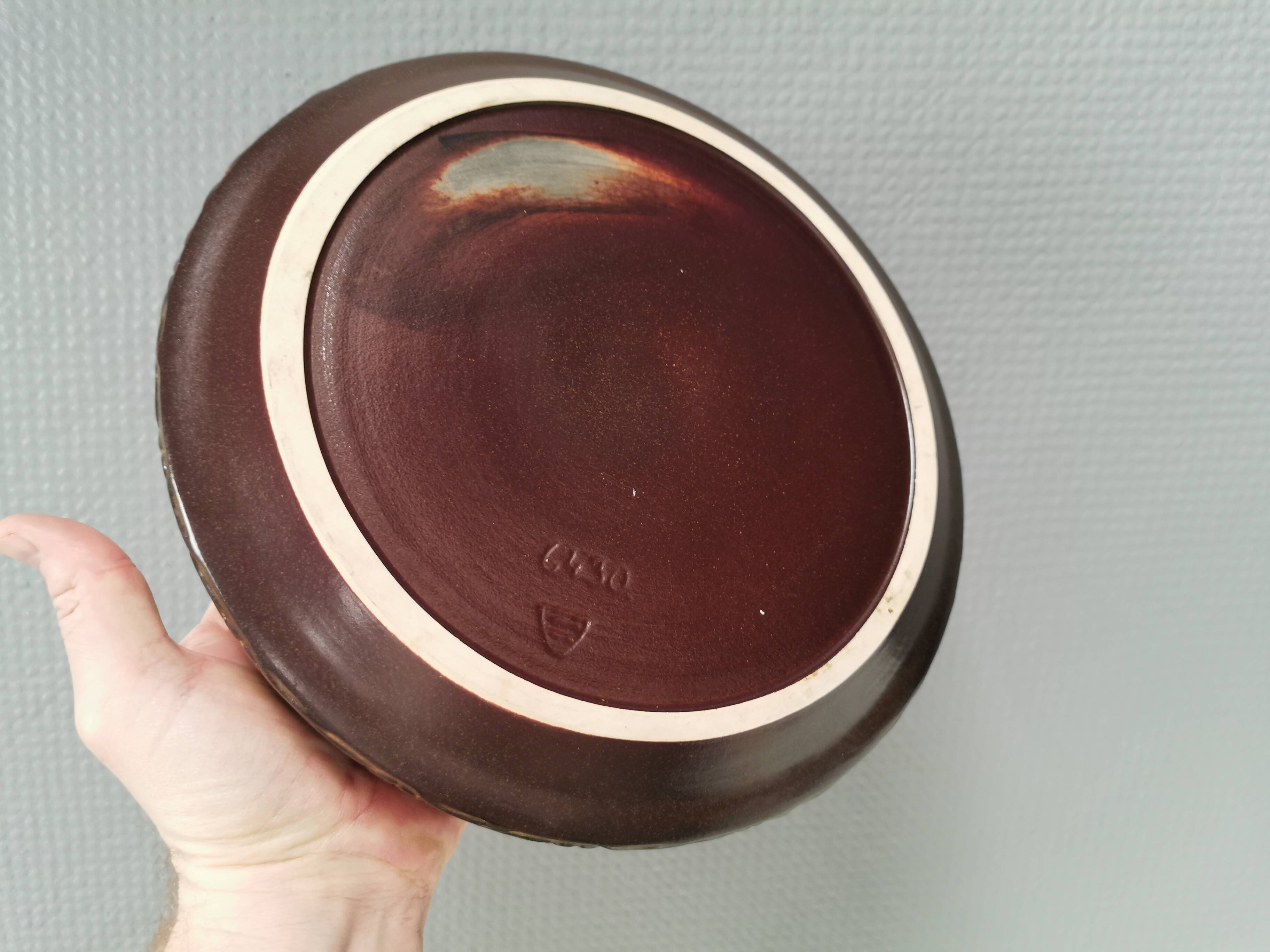 Large dish from Danish Michael Andersen ceramics, Denmark, 1970s