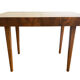 Table à manger extensible en noyer des années 1960