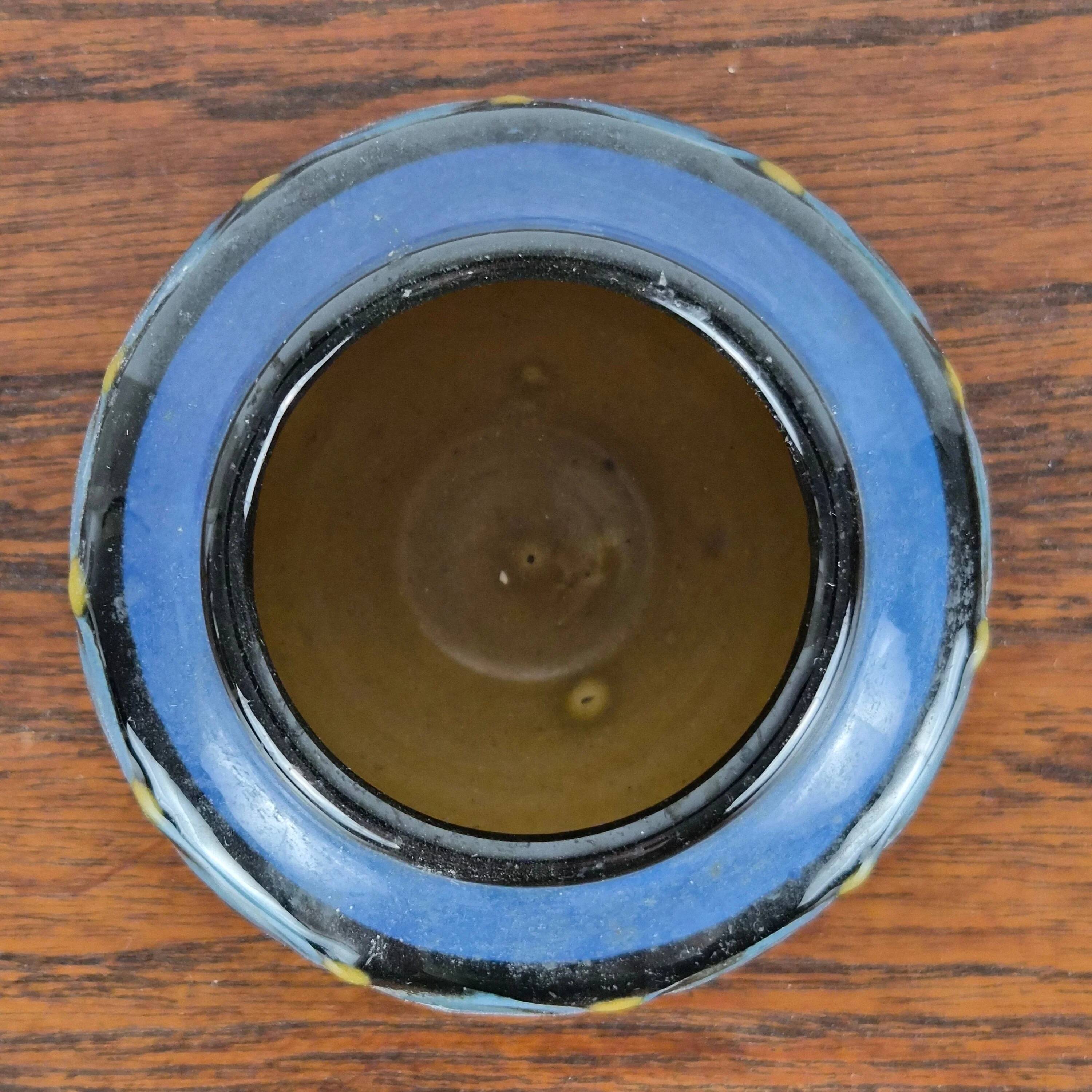 Small glazed stoneware vase by Danico, Denmark, 1930.