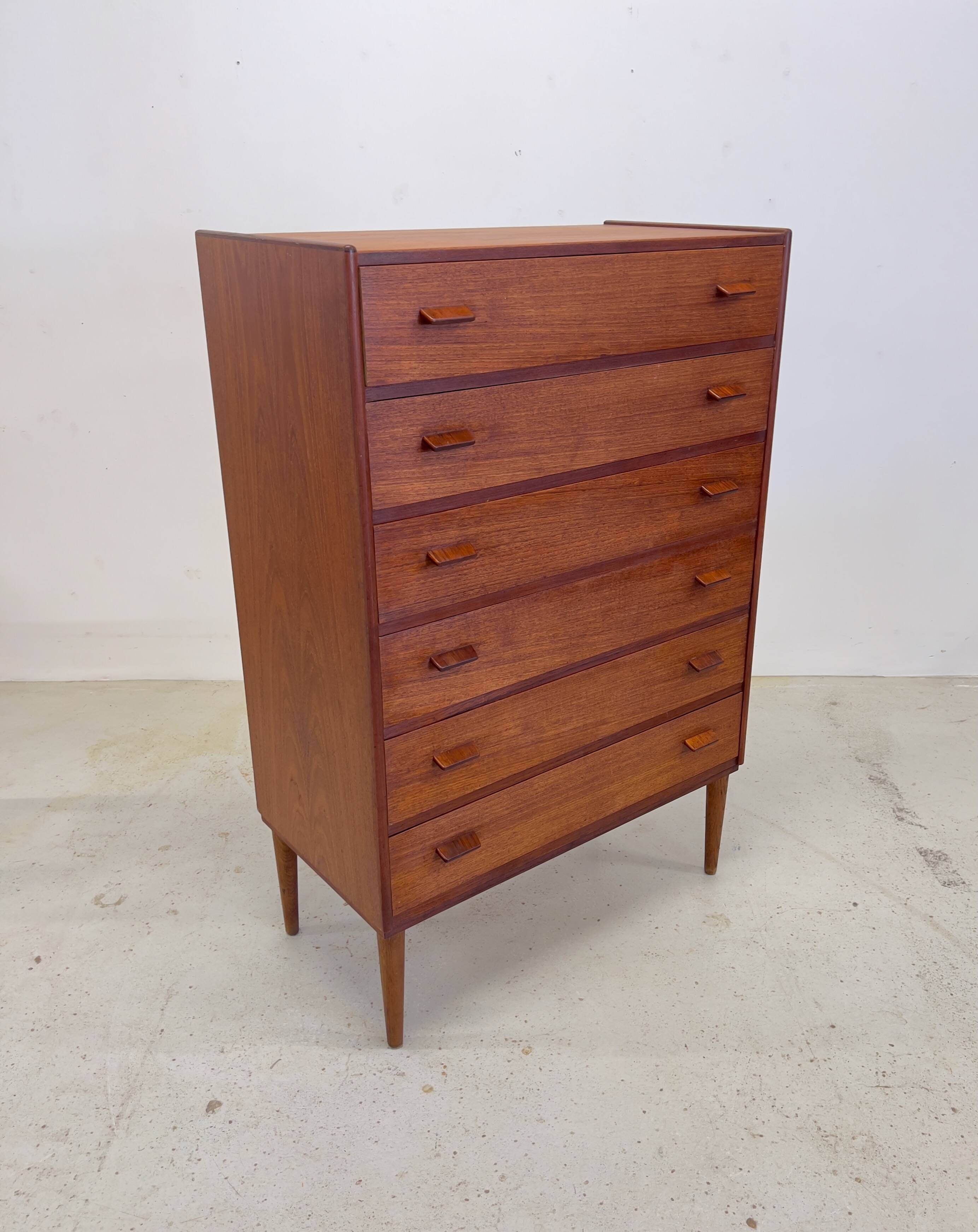 Poul Volther Teak Chest Of Drawers, 1950s.