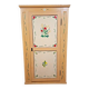 traditional folk wardrobe, made of wood and fully painted.
