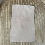 Fauteuil - Bergère de style Louis XVI réchampie velours beige