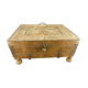 Old wedding chest in carved wood Nepal or India