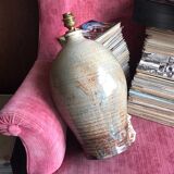 Sandstone lamp base.