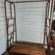 Iron and wood industrial trolley / clothes rack