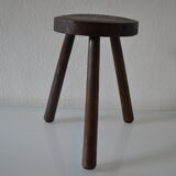 Brutalist modernist tripod stool 1950