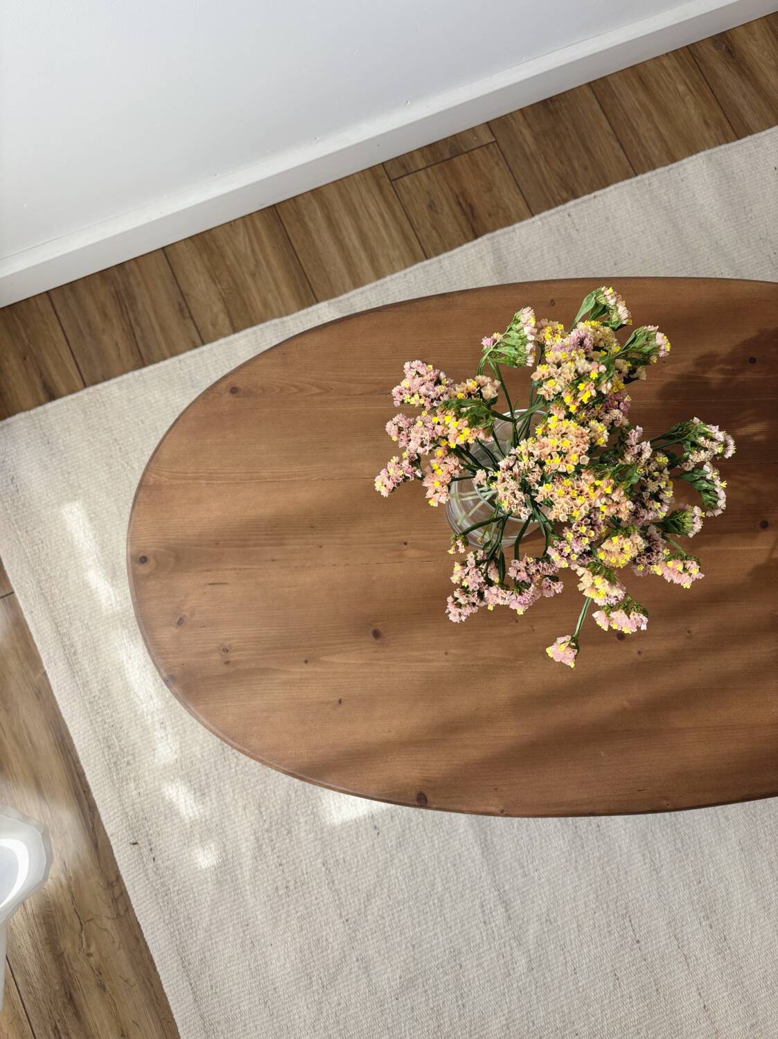Renovated solid wood designer coffee table