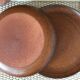 Lot of 4 plates a dessert in stoneware handmade