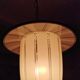 French pendant hanging in vintage 1950s glass