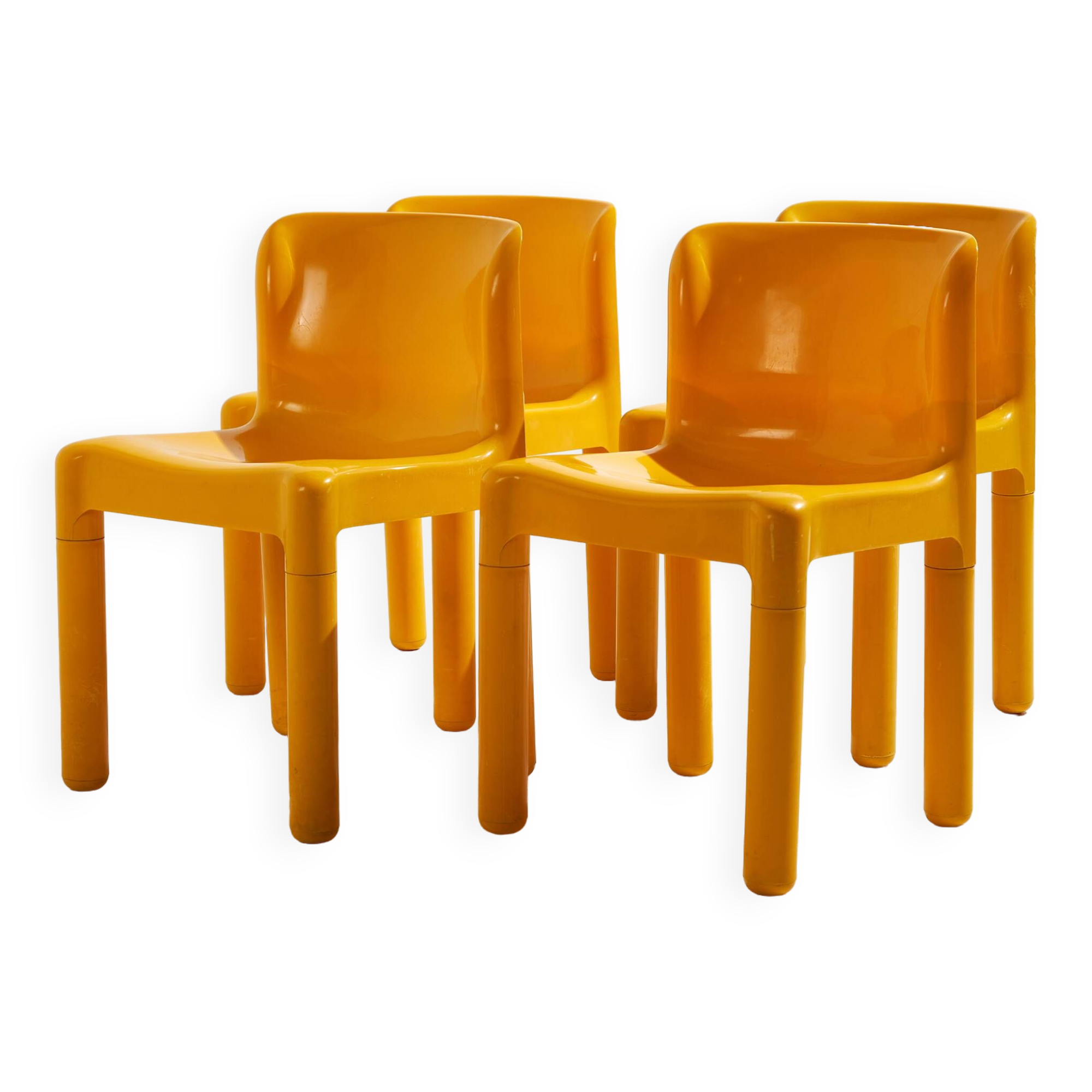 Chaise en plastique modèle 4875 de Carlo Bartoli pour Kartell (mk10534)