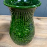 Paire de vases fonte émaillée
