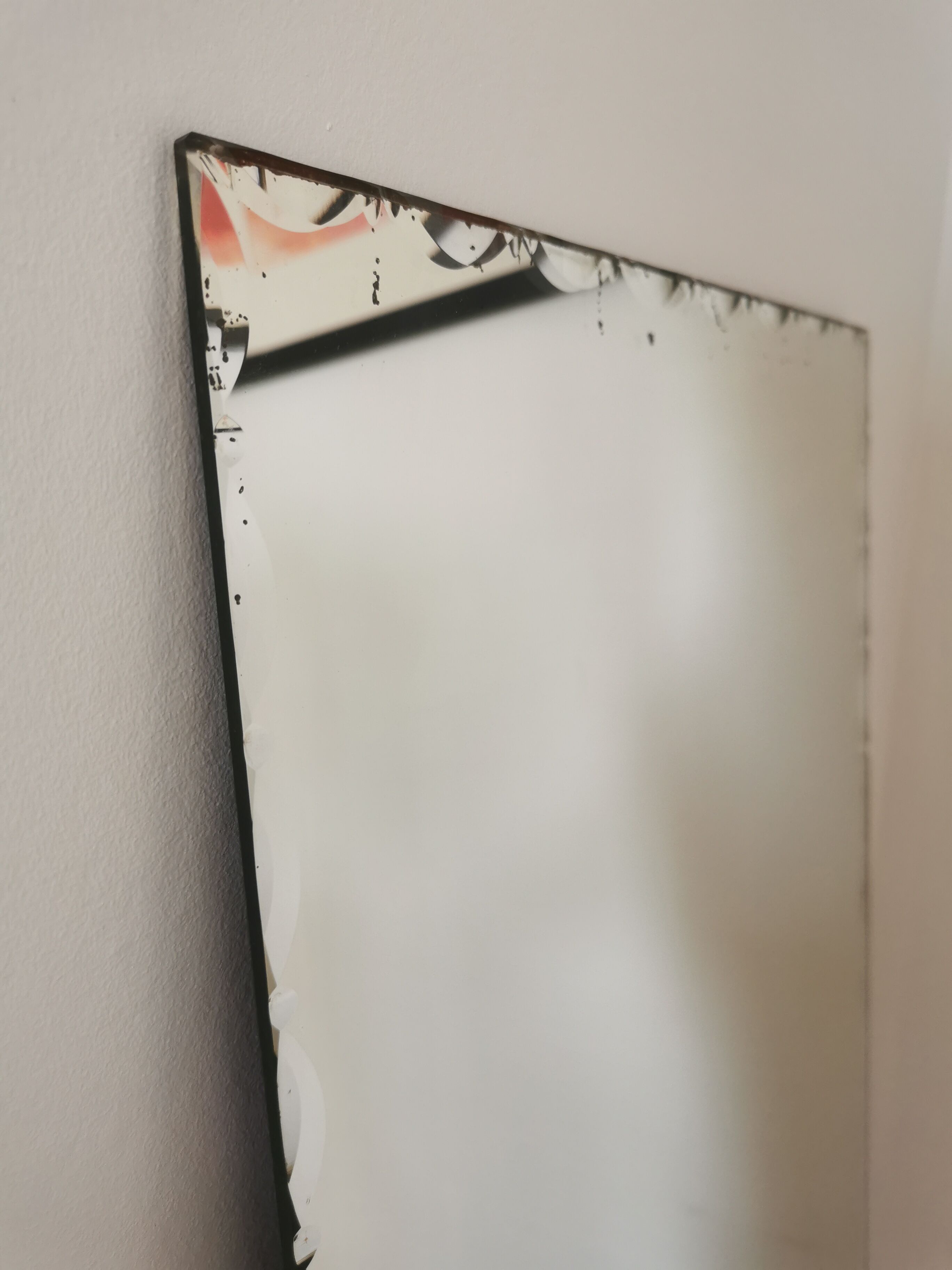 Art Deco beveled mirror