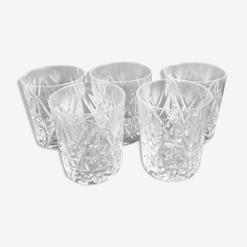 Sèvres crystal whisky glasses