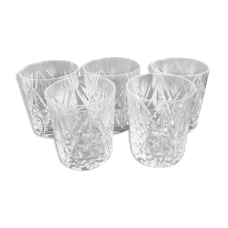 Sèvres crystal whiskey glasses