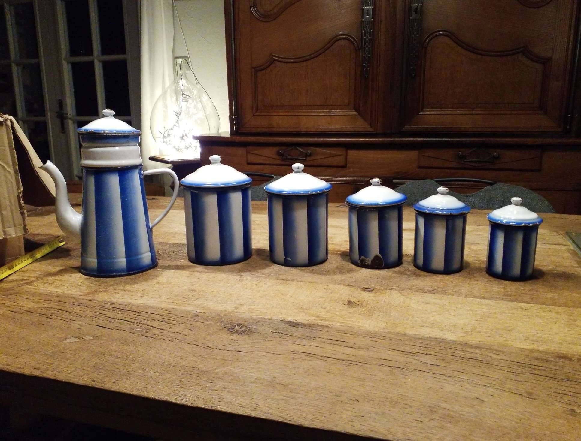 Ensemble en email bleu