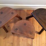 3 tripod stools