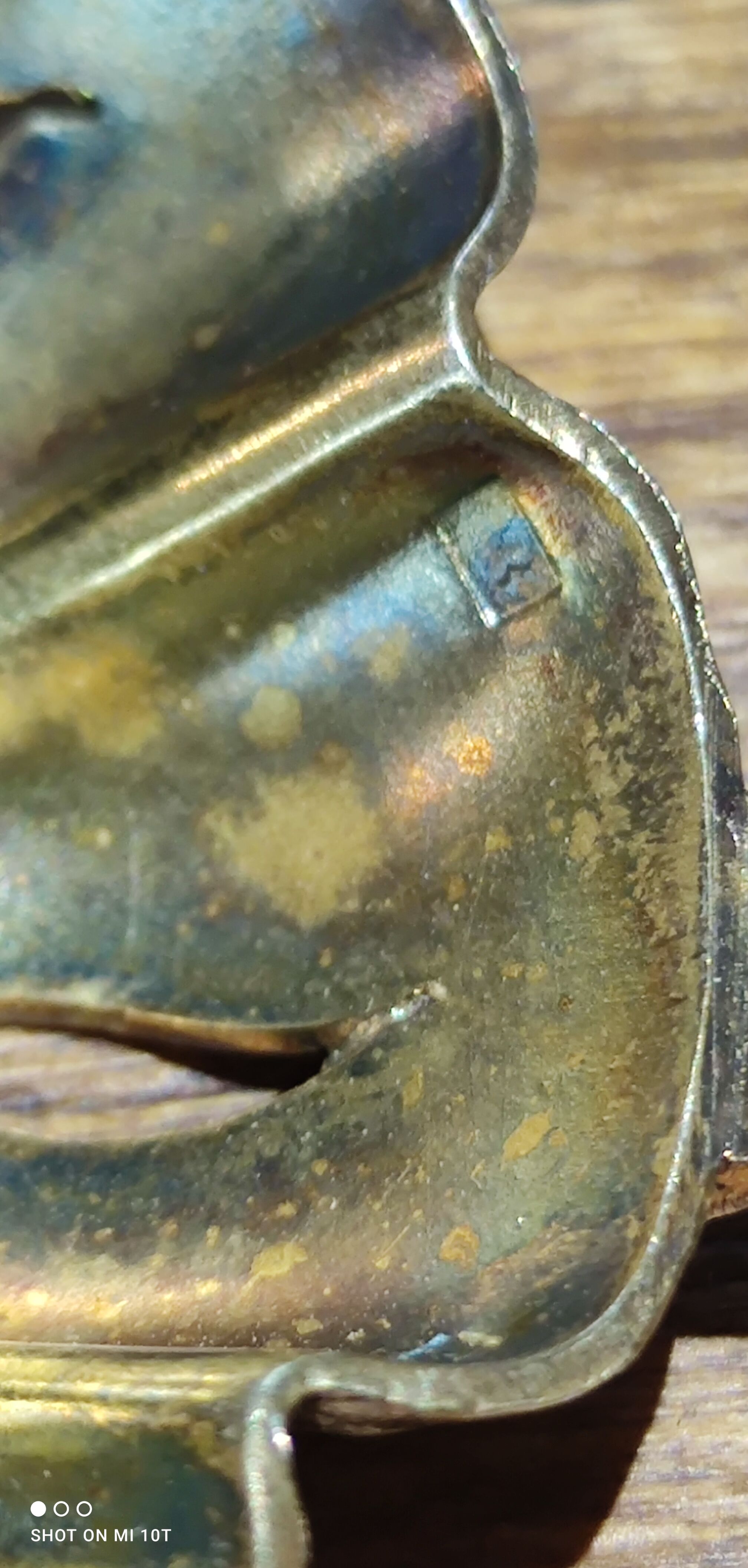 Silver metal table set box/Daguillon Nantes