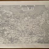 Old map of the USSR from 1928