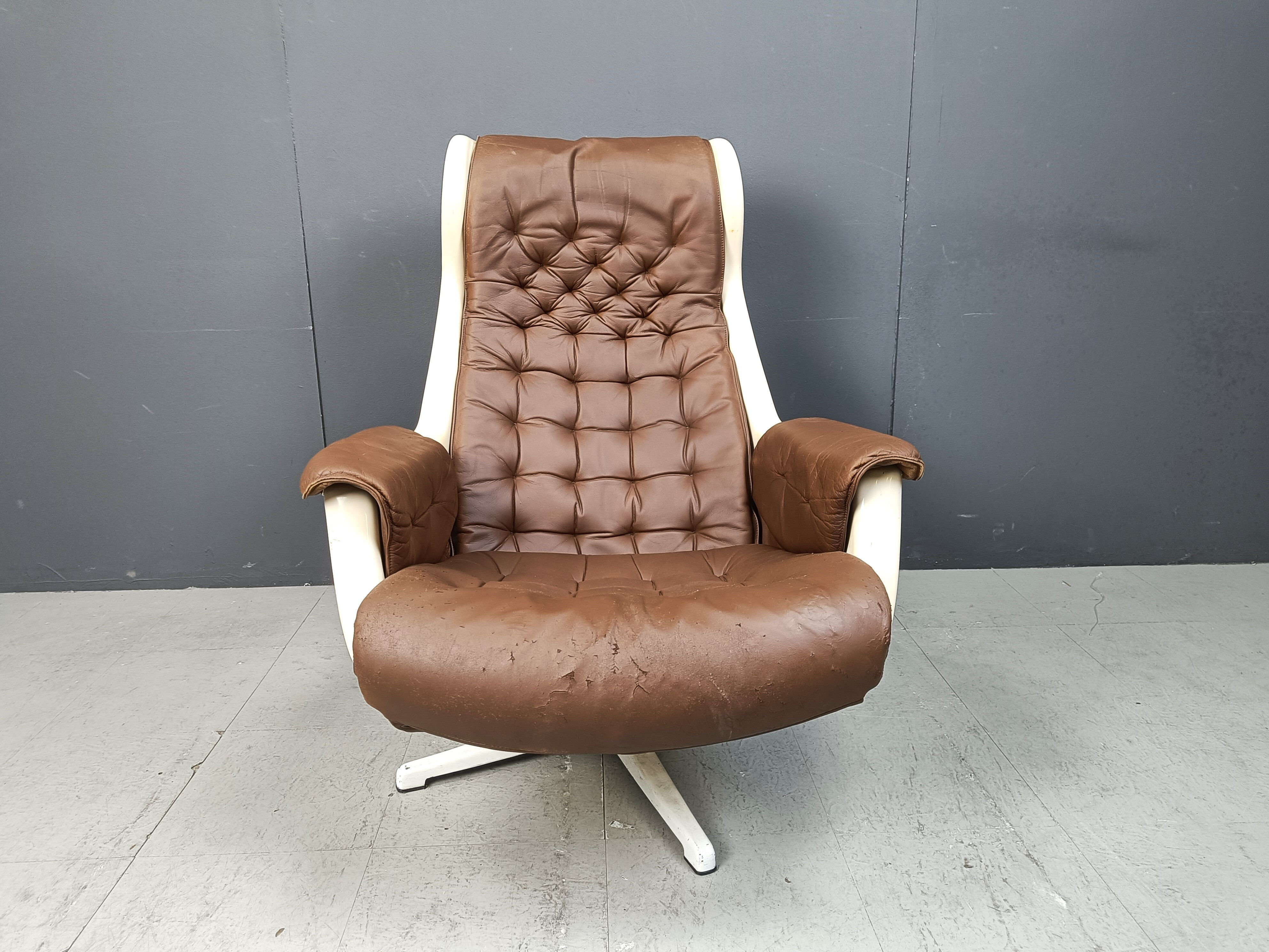Mid-century space age galaxy armchair by Alf Svensson for Dux, 1968