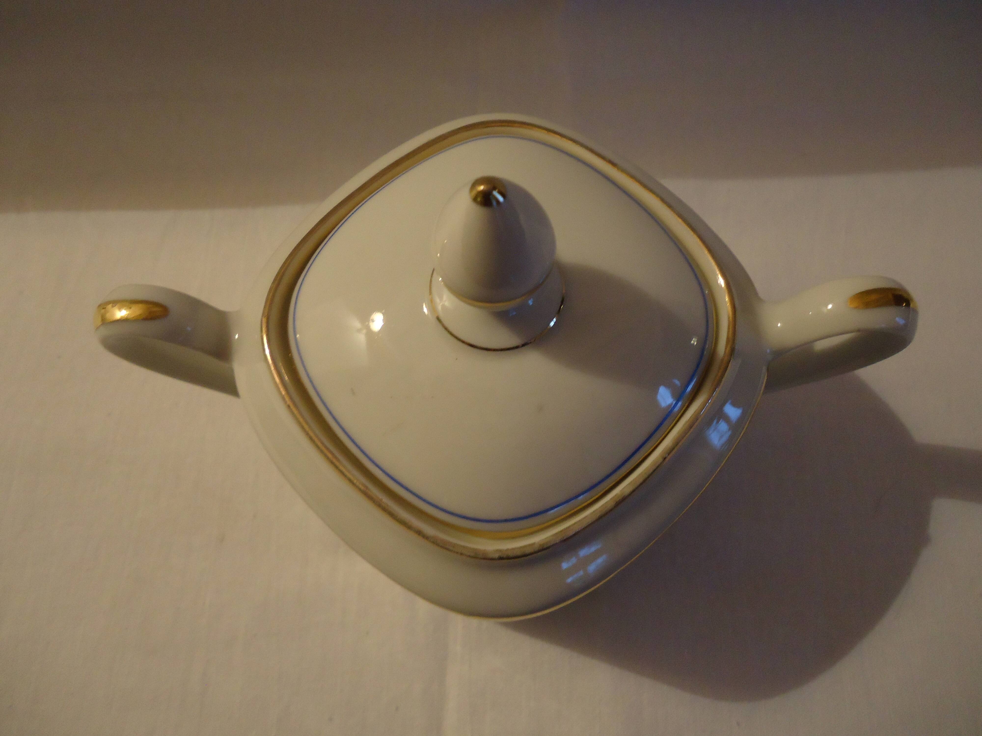 Limoges porcelain sugar bowl
