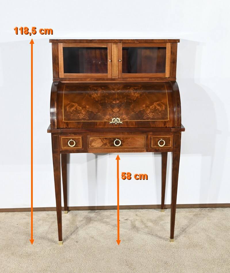 Small Bonheur du Jour Mahogany Desk, Louis XVI / Directory style – Early 20th century