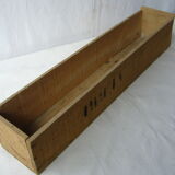 Rectangular old wooden box