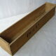 Rectangular old wooden box