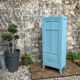 Armoire bonnetière parisienne turquoise 1940