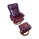 Fauteuil en cuir Anderssons avec repose-pied