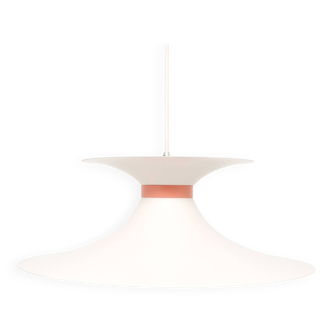 Pendant lamp in pink colour, Denmark, 1970's