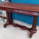 Regency mahogany console desk 19th century