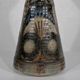 Vase en Grès de Sel, signé J-C. Courjault pour Keraluc Quimper - 1960